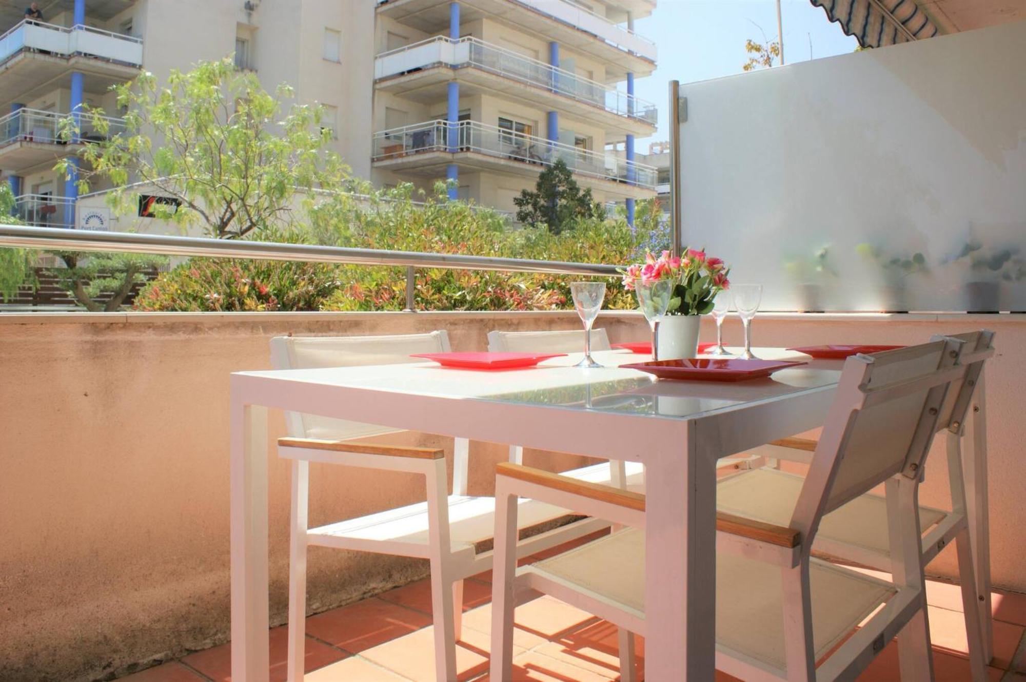 Precioso apartamento para 6 personas Rosas Exterior foto
