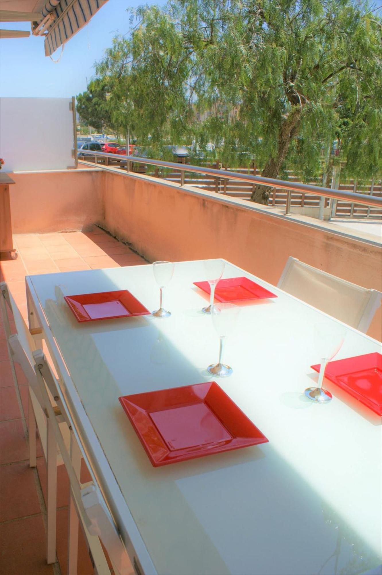 Precioso apartamento para 6 personas Rosas Exterior foto